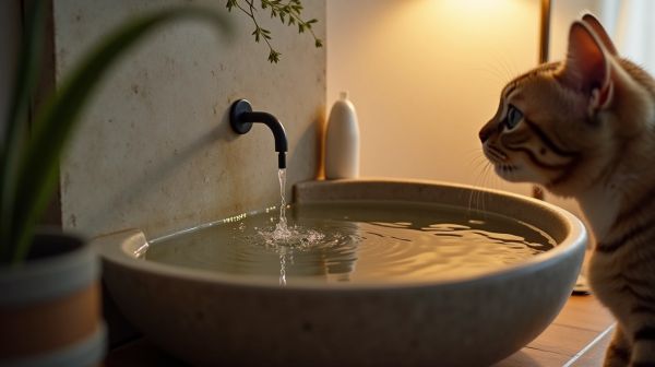 Pour votre chat, une fontaine à eau : un choix surprenant pour la santé